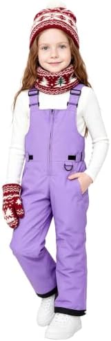 Wantdo Kids Snow Pants Boys & Girls Waterproof Insulated Ski Bib Overalls
