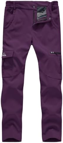 Gopune Women's Waterproof Windproof Outdoor Hiking Snow Ski Insulated Pants