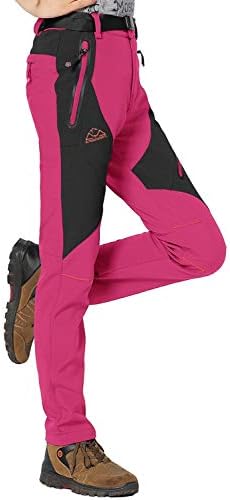 Rdruko Women's Snow Pants Waterproof Insulated Fleece Thermal Ski Hiking Snowboard Pants