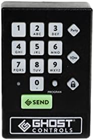 Ghost Controls Heavy Duty Dual Solar Automatic Gate Opener with Dual Premium Wireless Keypads