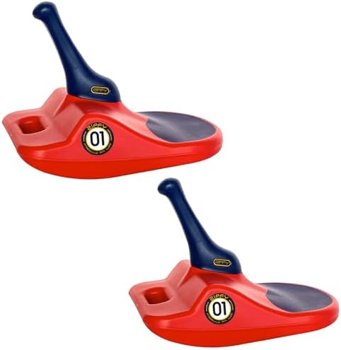Freestyle Mini Luge Snow Sled – Made in USA – Lightweight Steerable Sit-Down Racer