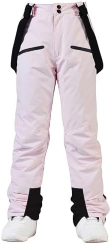 Womens Ski Pants Insulated Snow Pants Waterproof Winter Outdoor Hiking Pants Adjustable Waist Snowboard Pant