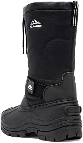 ALEADER Men's Winter Waterproof Insulated Shell Warm Inner Comfortable Outdoor Snow Boots