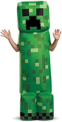 Disguise Minecraft Creeper Inflatable Costume, Green