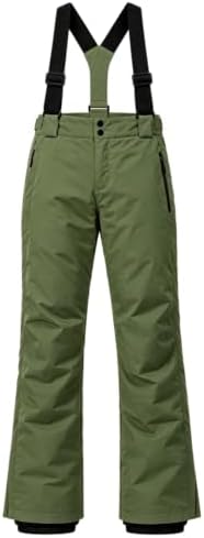 Men's Snow Ski Pants Insulated Waterproof Warm Winter Snowboard Bibs