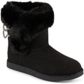 Juicy Couture Women's Slip On Winter Snow Boots Warm & Insulated Fur Lining Comfortable Fashion Booties