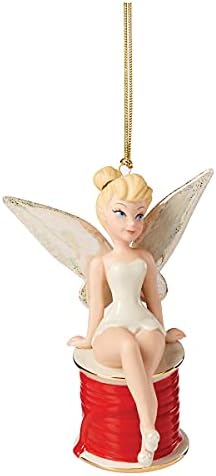 Lenox 892572 2021 Tinker Bell On Christmas Ribbon Ornament