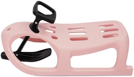 Snow Racer Seld, Metal Sleds for Snow Sled Heavy Duty Winter Sled Steerable Snow Sled, Steerable Snow Scooter Sled,Age 3+