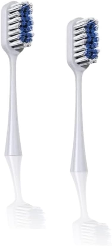 6-Pack Pop Sonic Replacement Toothbrush Heads - Compatiable w/Go Plus - Toothbrush Head w/Super Soft Dupont Tynex Nylon Bristles