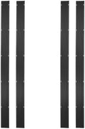 Black Ice 7' x 10" Snowmobile Trailer Ski Guides for Transporting Trailers and Truck Beds - Heavy-Duty Outdoor Accessories for Friction-Free Loading and Transport