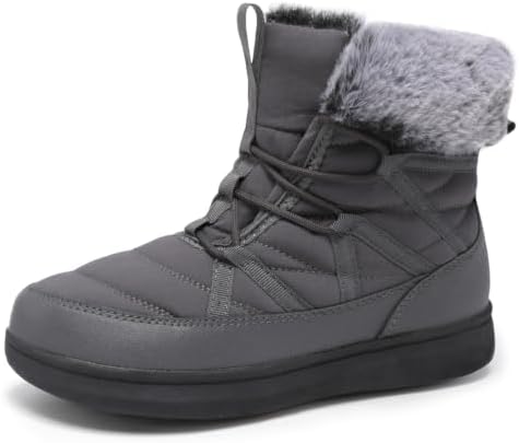 LeIsfIt Women's Winter Boots Faux Fur Lined Warm Ankle Booties