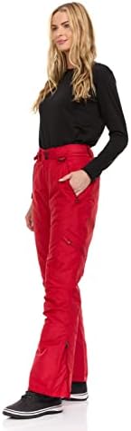 Women's Snow Ski Pants Water Resistant Softshell Insulated Flare for Snowboarding Hiking Winter Outdoor Pants