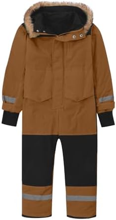 YRAETENM Snow Suit for Kids Boys Girls One Piece Snowsuit Girls and Boys Waterproof Insulated Winter Jumpsuit Coveralls