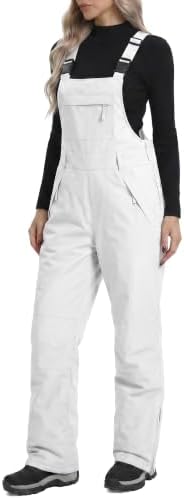 DAFENGEA Women's Ski Snow Bibs Adjustable Straps Overalls
