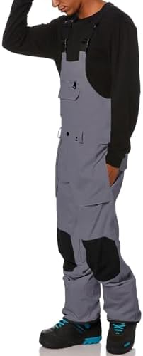 Men's Waterproof Insulated Snow Bib Overalls Ski Pants Snowboard
