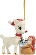 Lenox 895781 Rudolph The Red-Nosed Reindeer Delivering Toys Ornament, Christmas