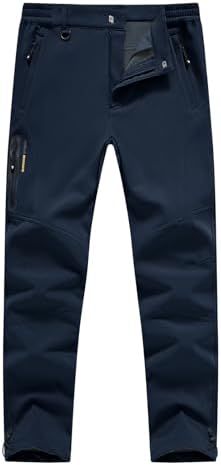 Rdruko Men's Snow Pants Waterproof Ski Pants Insulated Trousers