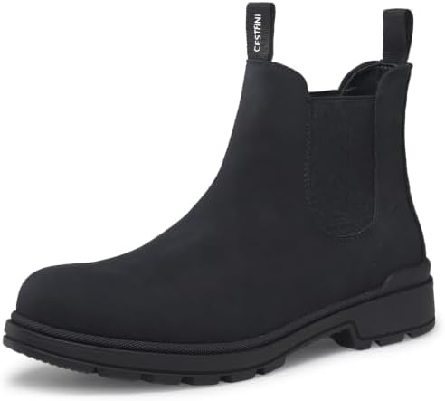 Cestfini Chelsea Boots Men Slip-On Western Hiking Boots
