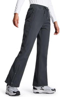 Libin Women's Fleece Lined Pants Hiking Snow Ski Water Resistant Flared Leg