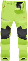 MAGCOMSEN Men's Snow Ski Winter Pants Waterproof Hiking Fleece Lined Pants