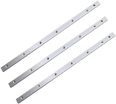 POWERTEC 71518 18-Inch Miter Bar for Any Standard 3/4" x 3/8" Miter Slot, Crosscut Sled for Table Saw, Router Table, Band Saw (Pack of 3)