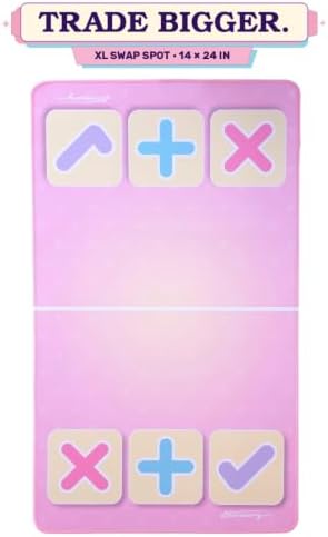Stormberry SWAP SPOT XL Squishy Trading Mat 14x24, Pretty Pink