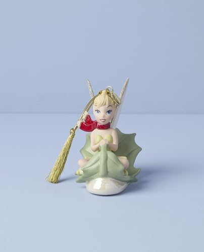 Lenox 2025 Disney Tinker Bell Sledding Christmas Hanging Ornament