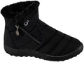 Alicegana Snow Boots for Women Winter: Warm Fur Lined Ankle Booties Comfortable Waterproof Slip On Lightweight Womens Boots