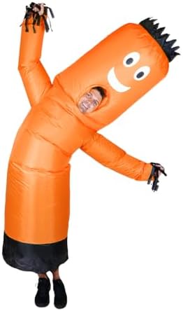 LookOurWay Inflatable Tube Man Costume - Wacky Wavy Arm Guy Funny Inflatable Halloween Costume