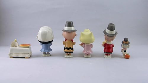 Lenox 841131 Peanuts 6-Piece Thanksgiving Figurine Set By Lenox