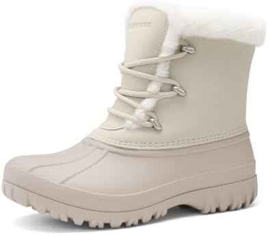 DREAM PAIRS Women's Winter Duck Snow Boots