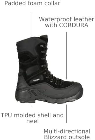 ROCKY Retraction Waterproof 800G Insulated Outdoor Boot