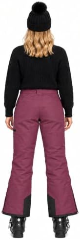 Women's Snow Ski Pants Water Resistant Softshell Insulated Flare for Snowboarding Hiking Winter Outdoor Pants