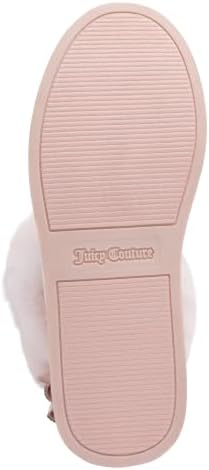 Juicy Couture Women's Slip On Winter Snow Boots Warm & Insulated Fur Lining Comfortable Fashion Booties