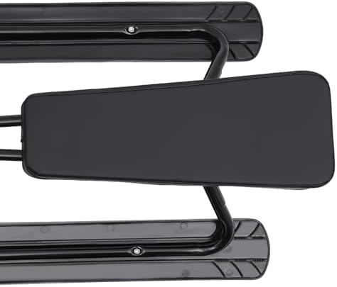 Snow Racer Sled with Steering Wheel, Ski Sled Slider Board with Two Serrated Brakes, Winter Sport Snow Sled for Kids & Adults, 220.5lb Capacity, 18" Seat