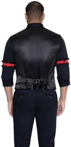 Leg Avenue Casino Costume Kit with Vest, Bow Tie & Arm Bands, SM-XL