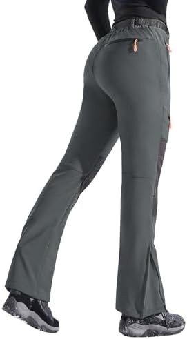 Snow Pants Womens Ski Pants Waterproof Insulated Softhell fleece lined