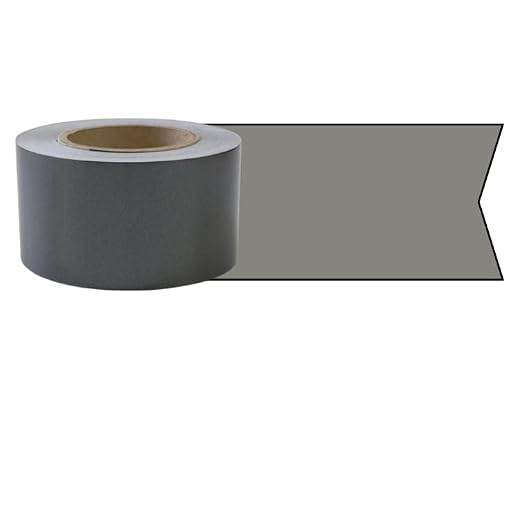 Universal/TFX 2" x 50' Solid Pinstripe Automotive Pinstriping Tape for Cars, Trucks, suvs, and More (875 Gun Metal Gray Metallic)