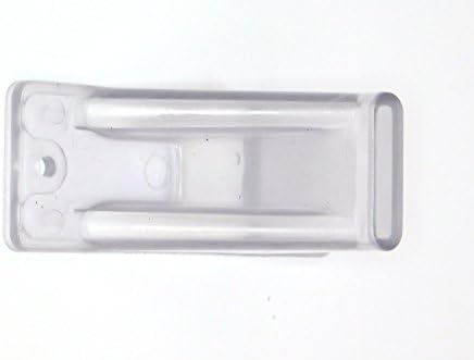 JSP Manufacturing Clear Plastic Mini Roof Snow and Ice Guard - Multi-Quantity Pack | Prevent Sliding Snow Stop Buildup (50)
