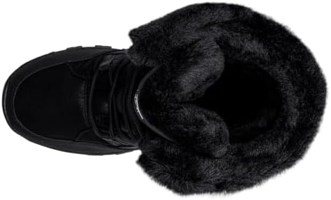 HOBIBEAR Women's Waterproof Winter Snow Boots Lightweight Warm Faux Fur Lined Mid-Calf Booties