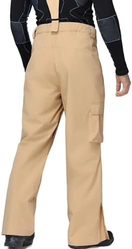 Men's Ski Snow Pants Insulated Waterproof Snowboard Cargo Pants Bibs Regular Fit