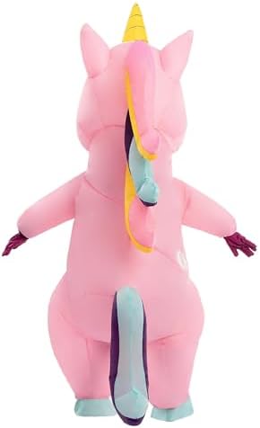 Spooktacular Creations Halloween Kids Inflatable Costume, Full Body Unicorn Blow Up Costume, Unicorn Costumes for Parties