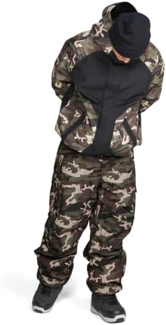 Volcom Men's Nwrk Baggy Snowboard Pant – 10k Waterproof Breathable 2-layer