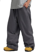 GSOU SNOW Mens Womens Baggy Snowboard Pants Loose Fit Ski Snow Pants