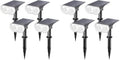 Linkind Solar Lights Outdoor Waterproof Landscape Spotlight Daylight 8 Pack