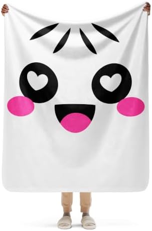 Squishy Dumpling Easy Halloween Costume Graphic Sherpa Throw Blanket