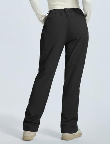 baleaf Women’s Winter Softshell Pants Fleece Lined Snow Pants