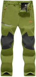 MAGCOMSEN Men's Snow Ski Winter Pants Waterproof Hiking Fleece Lined Pants