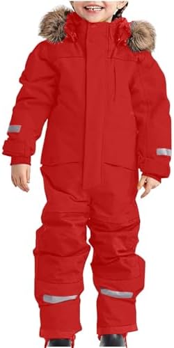 Snow Suit for Kids Boys Girls One Piece Winter Toddler Snowsuit