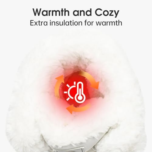 HOBIBEAR Womens Winter Boots Warm Faux Fur Lined Snow Boots Cold Weather Outdoor Shoes Water Resistant